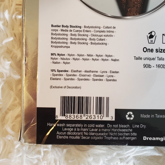 Dreamgirl Fishnet Lace BodyStocking - Picture 7 of 9